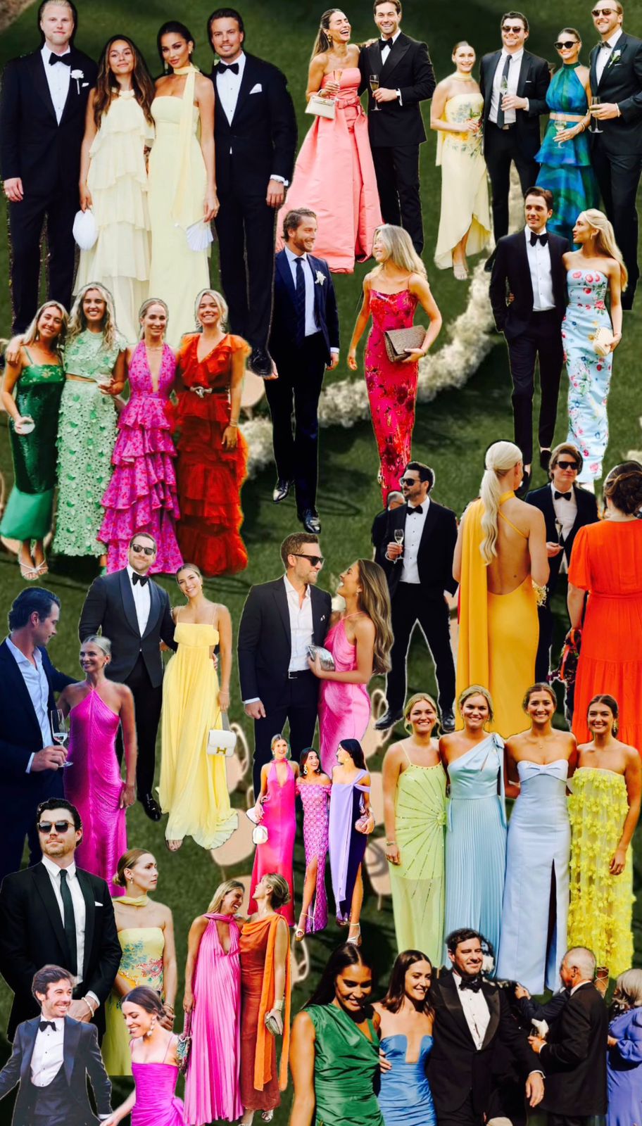 Inspiración boda formal colorida